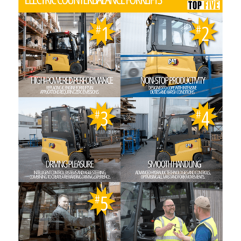 Top 5 Voordelen van Cat® Elektrische Heftrucks