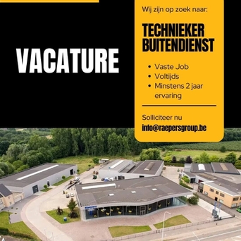 Vacature: Service technieker buitendienst