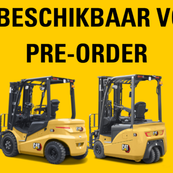 Cat® EQ Line elektrische vorkheftrucks Raepers Group België