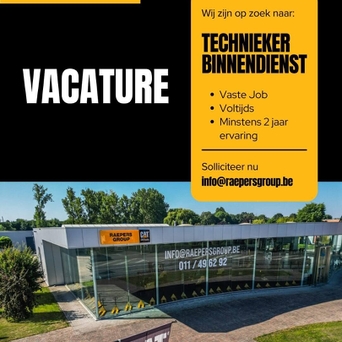 Vacature: Service technieker binnendienst